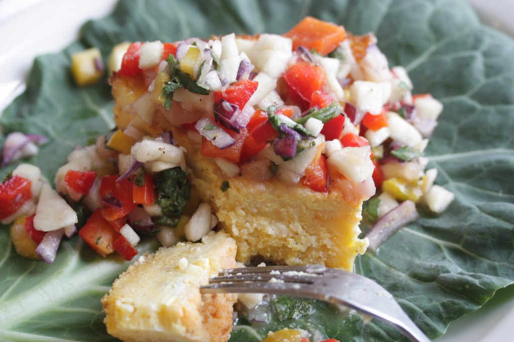 cornmeal cheddar quiche