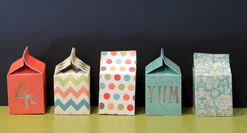 sizzix milk cartons