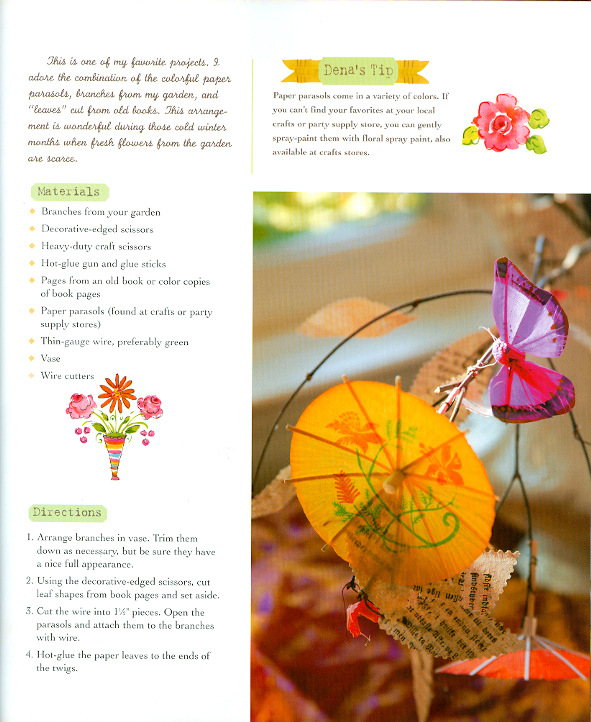 twig and parasol bouquet tutorial